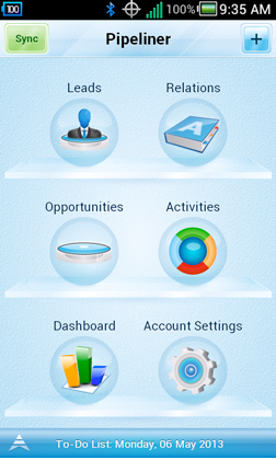 Pipeliner mobile CRM app for Android and iPhome