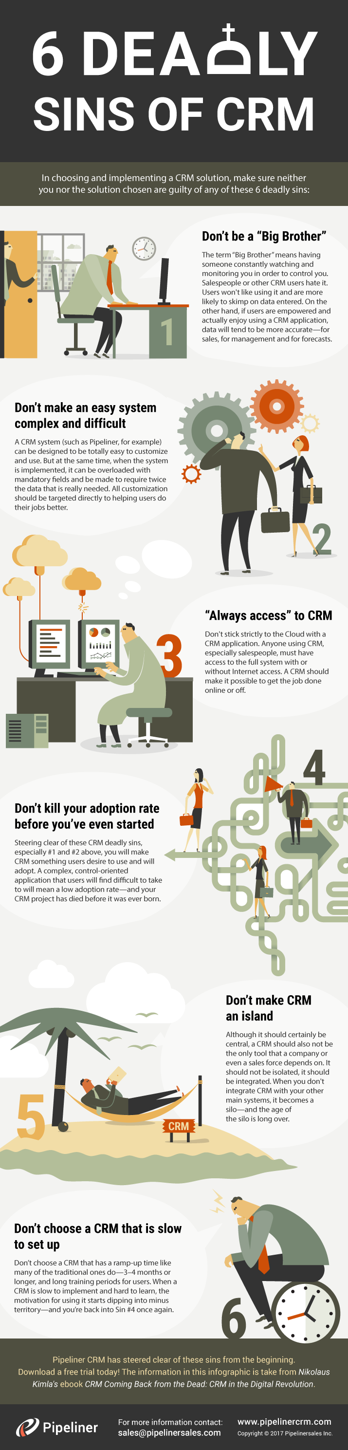 6 Deadly Sins of CRM