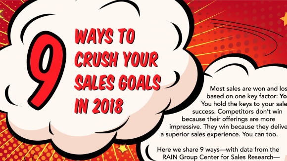 9 Ways to Crush Your Sales Goals in 2018