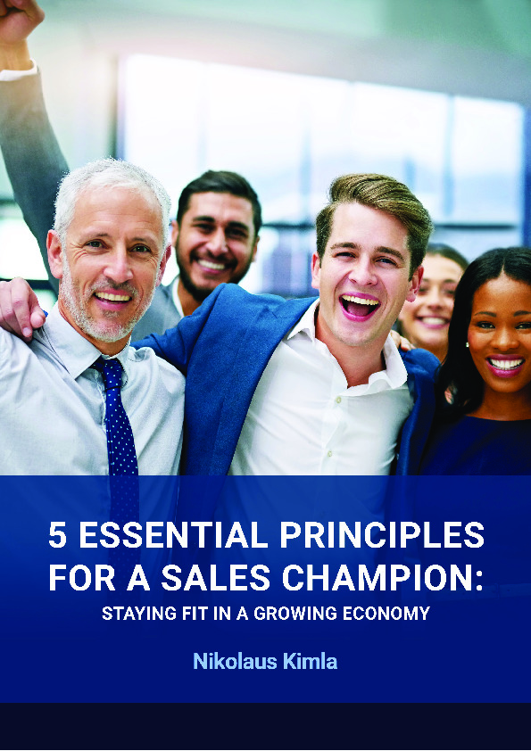 5 Essential Principles for Sales Fitness by Nikolaus Kimla - SalesPOP!