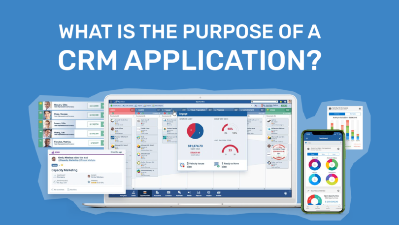 What is the Purpose of a CRM Application?