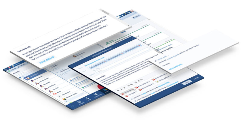 Gmail, sending emails directly from Pipeliner crm system