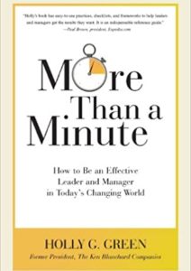 More Than a Minute: How to Be an Effective Leader and Manager in Today’s Changing World Cover