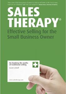 Sales Therapy: Effective Selling for the Small Business Owner Cover