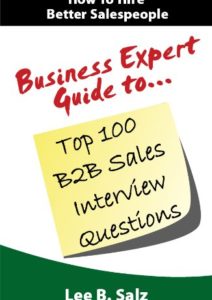 Business Expert Guide to Top 100 B2B Sales Interview Questions Cover