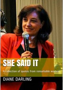 She Said It: A collection of quotes from remarkable women Cover