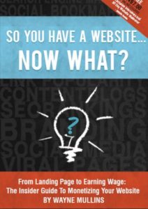 So You Have a Website Now What? Cover