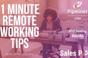 1 Minute Remote Working Tips #12: Seeing Double