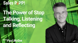 The Power of Stop Talking, Listening and Reflecting (video)