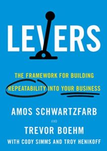 Levers: The Framework for Building Repeatability into Your Business Cover