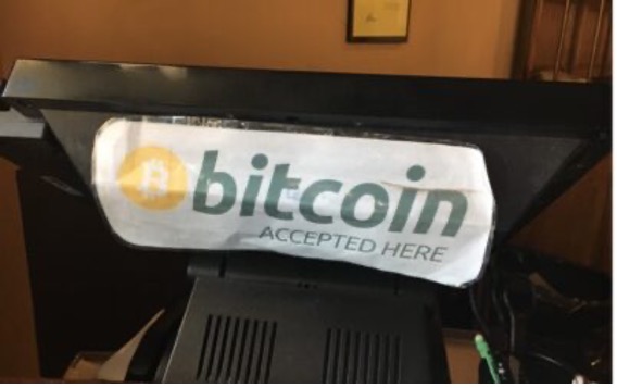 Bitcoin is accepted here