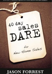 40 Day Sales Dare for New Homes Sales Cover