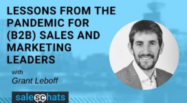 #SalesChats: Lessons From The Pandemic For (B2B) Sales and Marketing Leaders