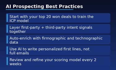 AI prospecting best practices