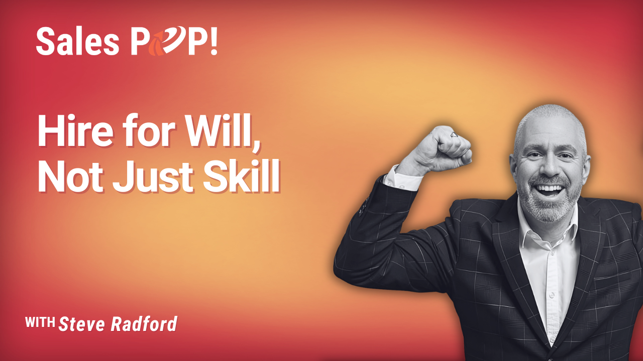 Why Most New Sales Hires Fail And How to Fix It (video) by Steve ...
