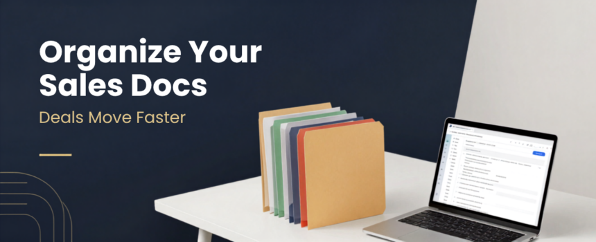 How to Organize Sales Documents So Deals Move Faster